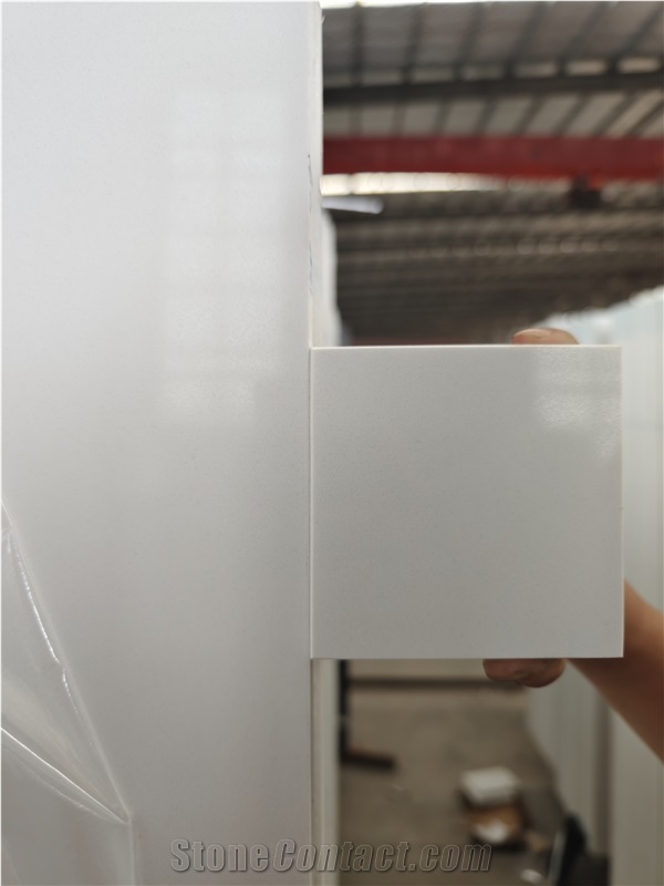 Big Promotion Quartz Pure White Quartz Slabs Tiles