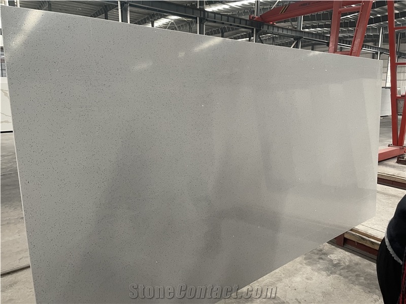 Cuarzos Crystal White Quartz Slabs