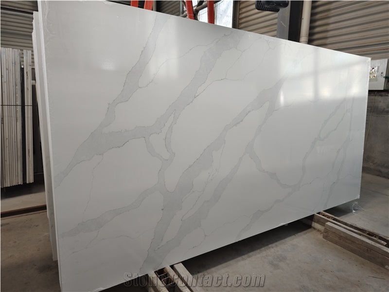 Engineered Quartz Cuarzo Calacatta Look Quartz Slabs