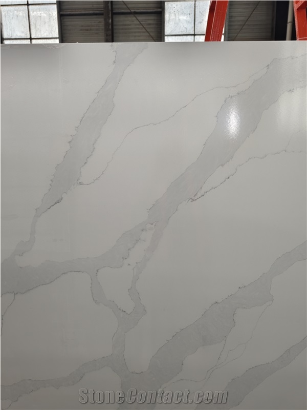 Engineered Quartz Cuarzo Calacatta Look Quartz Slabs