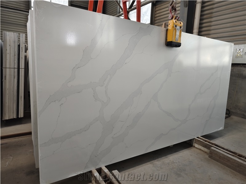 Engineered Quartz Cuarzo Calacatta Look Quartz Slabs