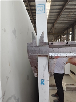 Hot Sale White Calacatta Quartz Slabs