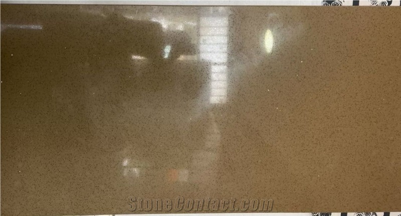 Quartz Crystal Beige Quartz Slabs Hot Sale