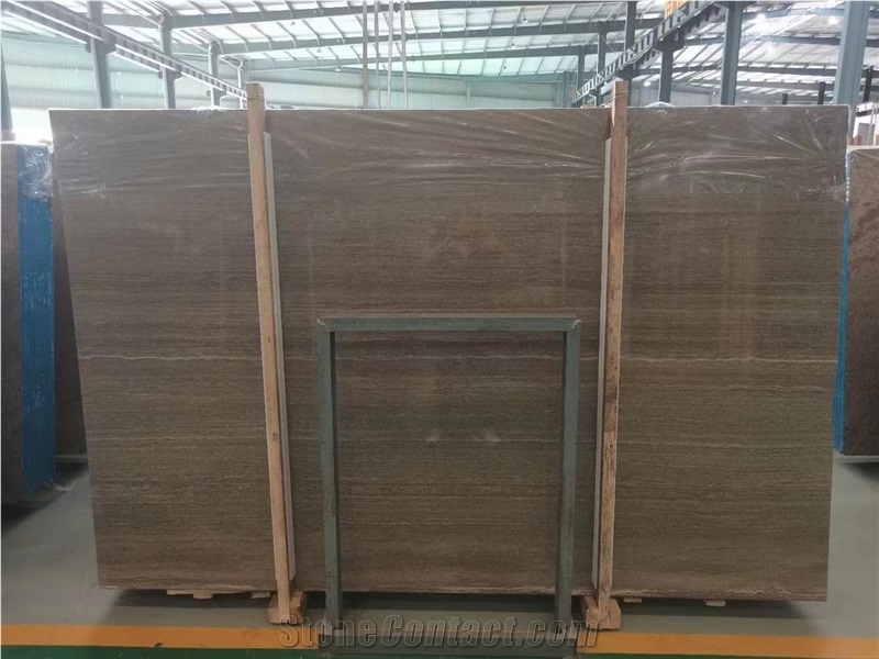 Brown Marble Slabs Coffee Wooden Marble Very Good Price