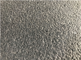 Yixian Black Granite Leathered Surface Tiles Paving