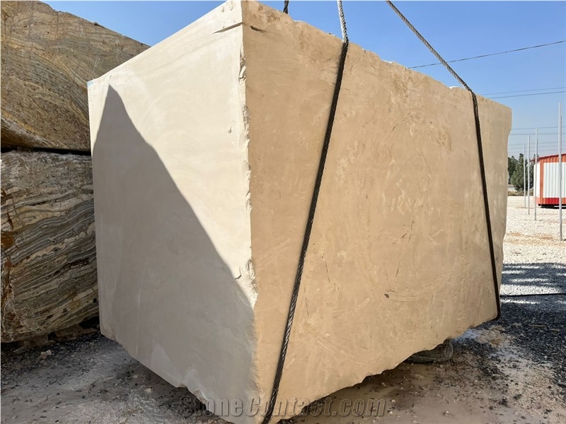 Iran White Limestone Blocks