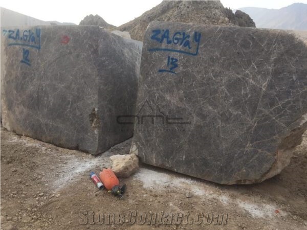 Gray Smoky Sky Marble Rough Blocks