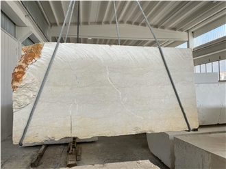 Botticino Classico Marble Blocks Italy Beige Marble