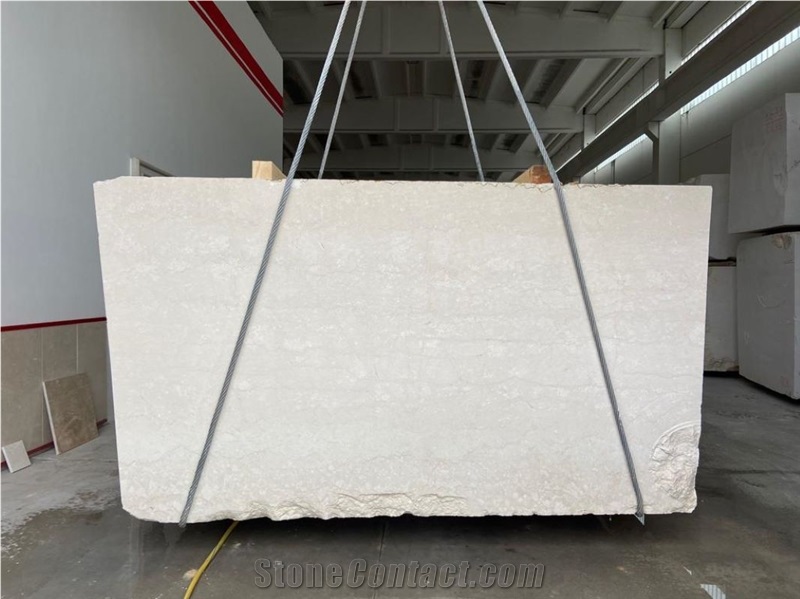 Botticino Fiorito Marble Blocks Italy