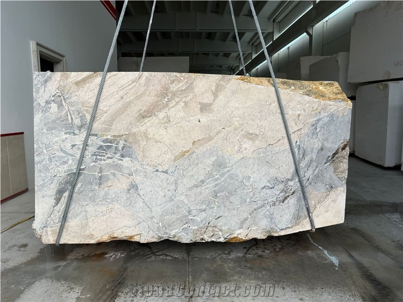 Breccia Blue Marble Block