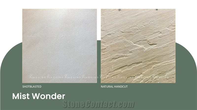 Mist Beige Wonder Sandstone Tiles