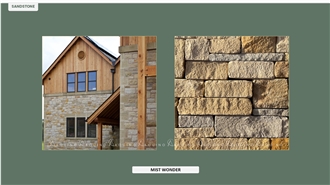 Mist Beige Wonder Sandstone Tiles