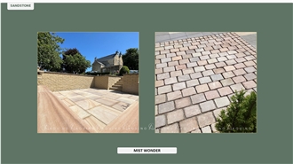 Mist Beige Wonder Sandstone Tiles