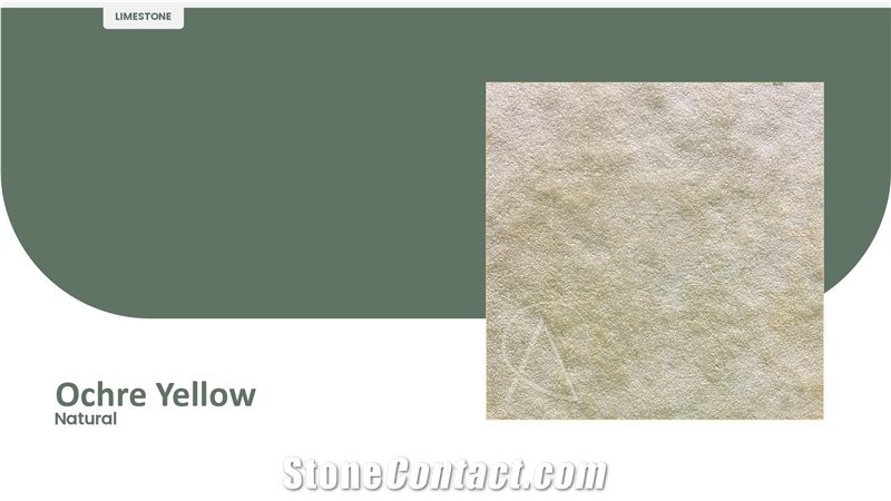 Ochre Yellow Natural Limestone Tiles