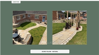 Ochre Yellow Natural Limestone Tiles