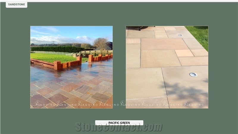 Pacific Green Sandstone Tiles