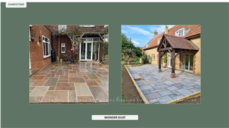 Wonder Dust Sandstone Tiles, French Pattern