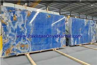 Pakistan Blue Onyx Slabs