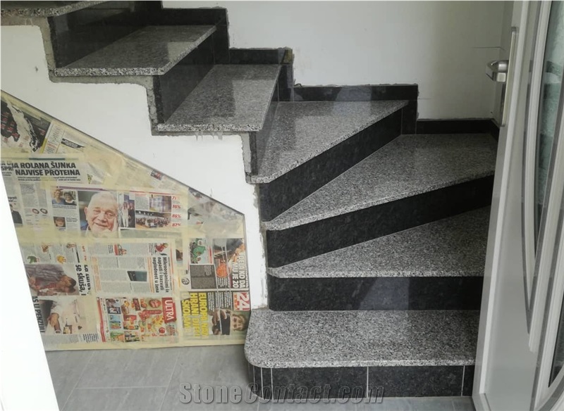 Grey Granite Stairs