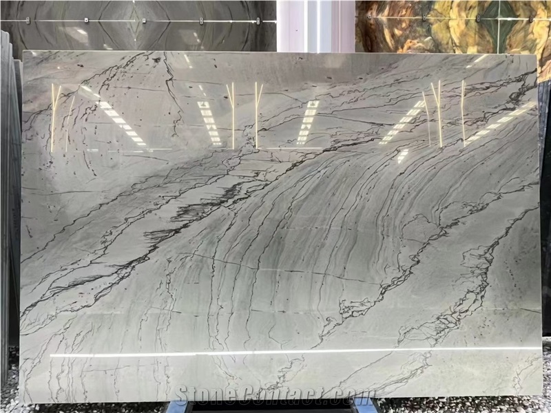 Brazil Calacatta Grey Quartzite Slab Tiles