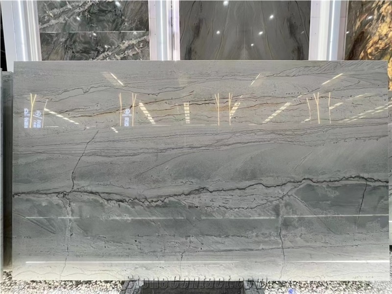 Brazil Calacatta Grey Quartzite Slab Tiles