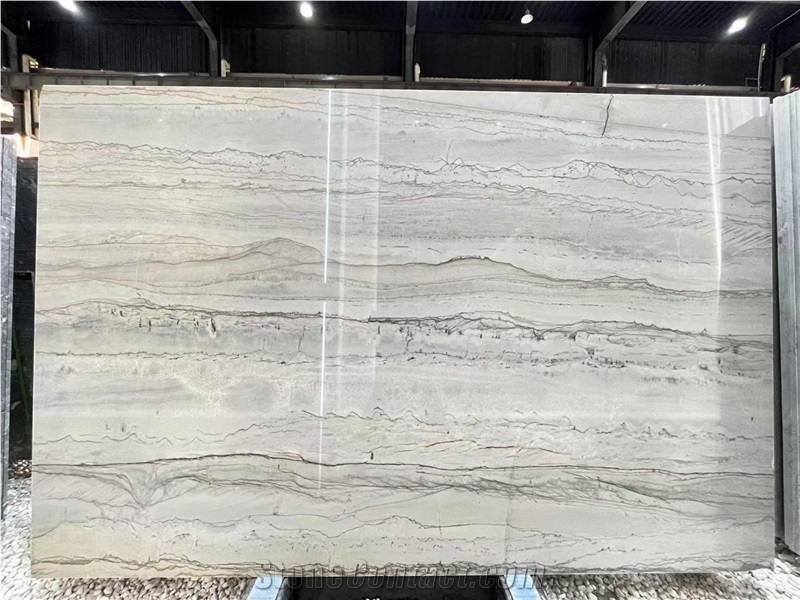 Brazil Calacatta Grey Quartzite Slab Tiles
