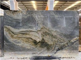 Brazil Luxury Aquarella Quartzite Slabs