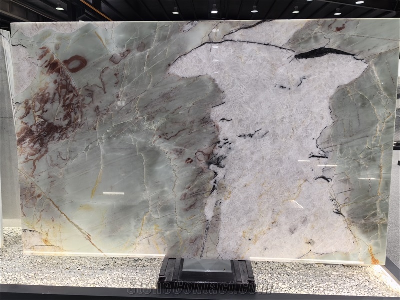 Elegant Look Cristallo Tiffany Quartzite Slabs