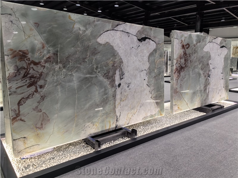 Elegant Look Cristallo Tiffany Quartzite Slabs