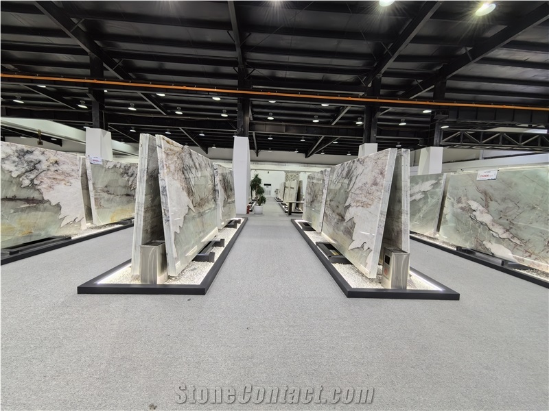 Elegant Look Cristallo Tiffany Quartzite Slabs