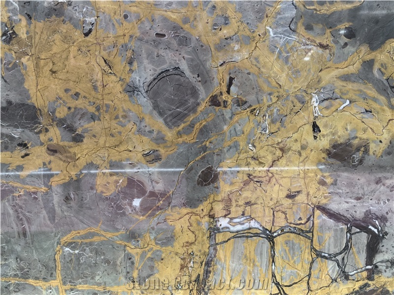 Large Rainforest Golden Quartzite Slab Tiles