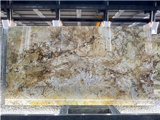 Luxury Brazil Atlas Gold Granite Slabs