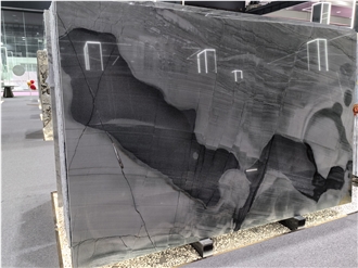 Natural Stone Black Quartzite Slab Tiles