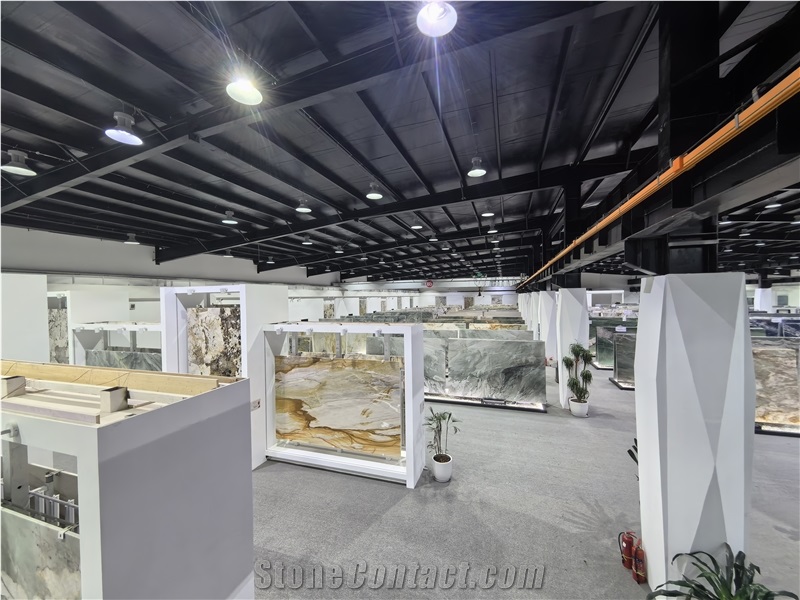Polished Afyon Cloud Grey Marble Slab Tiles