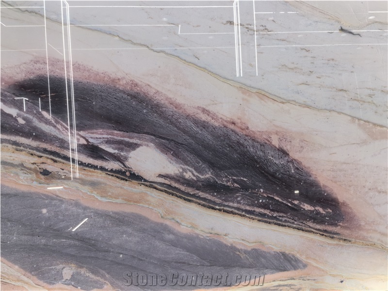 Polished Arcobaleno Quartzite Slabs