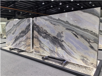 Polished Azul Marine Blue Quartzite Slabs