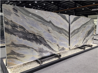 Polished Azul Marine Blue Quartzite Slabs