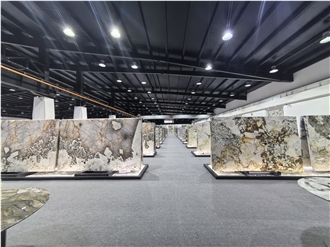 Polished Azul Marine Blue Quartzite Slabs
