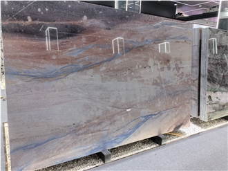 Polished Azul Tropical Quartzite Slab Tiles