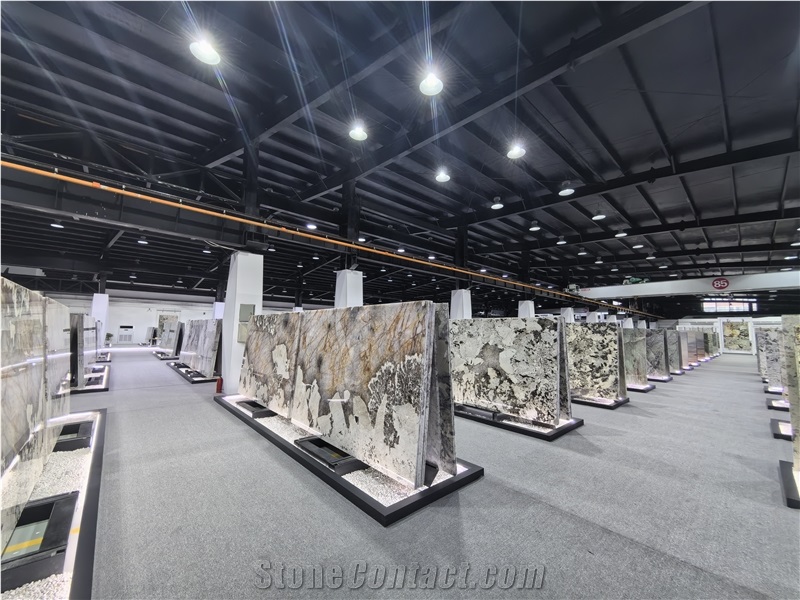 Polished Azul Tropical Quartzite Slab Tiles