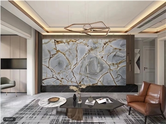 Polished Roma Imperiale Granite Slabs