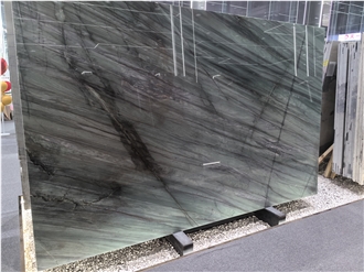 Polished Verde Smeralda Quartzite Slabs