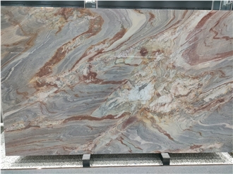 Polished Versailles Gold Marble Slab Tiles