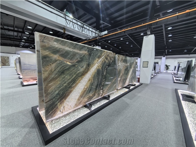 Snow Mountain White Granite Slabs