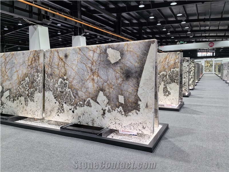 Tempest Crystal Quartzite Slabs