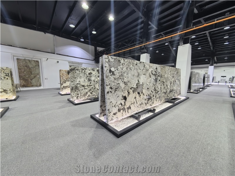 Van Gogh Gold Quartzite Slabs