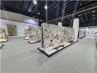 Van Gogh Gold Quartzite Slabs