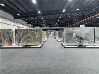 Van Gogh Gold Quartzite Slabs