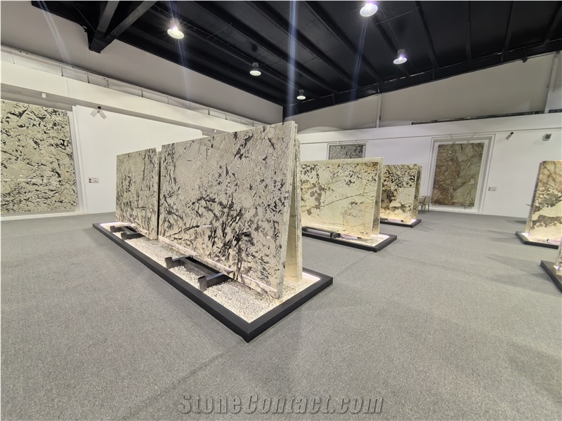 Wave Green Quartzite Slab Tiles
