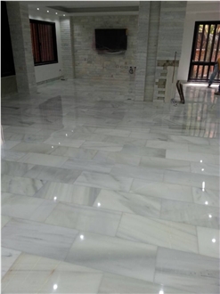 Blanco Macael Marble Floor Tiles